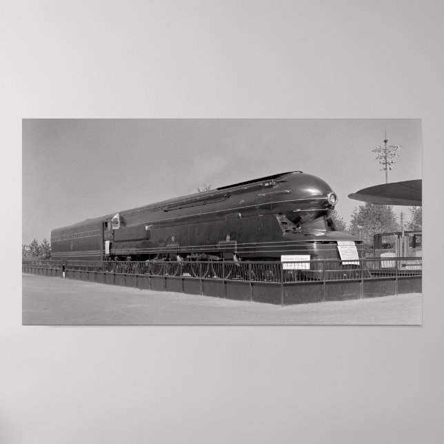 Pennsylvania Railroad Class S1 Locomotive - 1939 Poster (Framsidan)