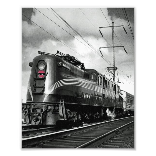 Pennsylvania Railroad Congressional Photo Print Fototryck (Framsidan)