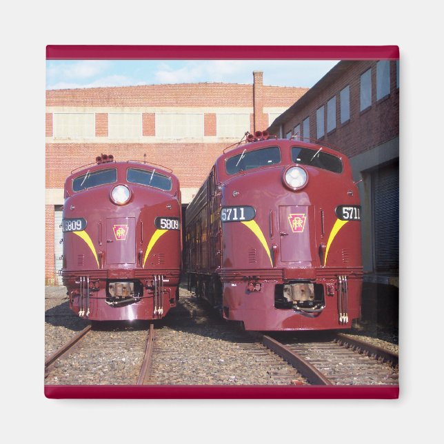 Pennsylvania Railroad E-8a,s (JTFS) 5809 och 5711 Magnet (Framsidan)