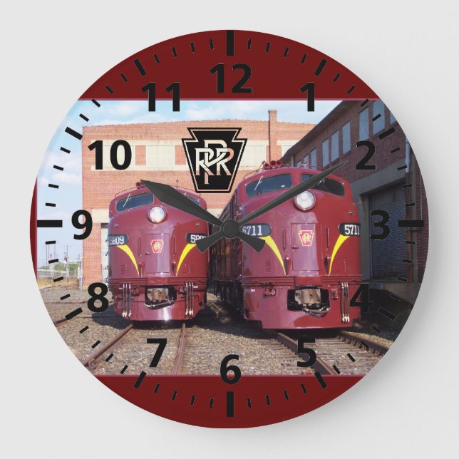 Pennsylvania Railroad E-8a,s Stor Klocka (Framsida)
