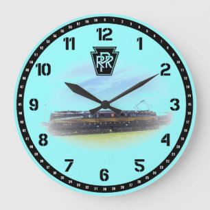 Pennsylvania Railroad GG-1 #4800 Sidovy Stor Klocka