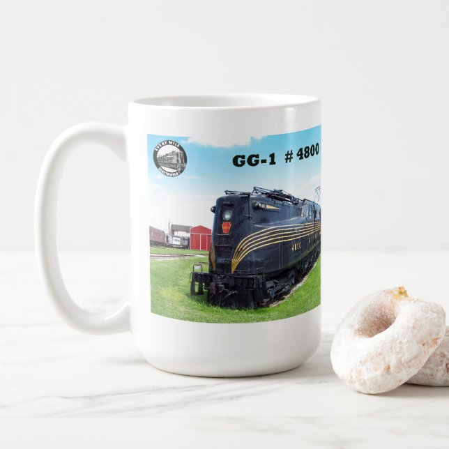 Pennsylvania Railroad Locomotive GG-1 #4800    Kaffemugg (Med munk)