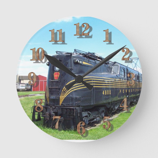 Pennsylvania Railroad Locomotive GG-1 #4800 Rund Klocka (Framsida)