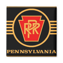 Pennsylvania Railroad Logotyp, Black & Guld