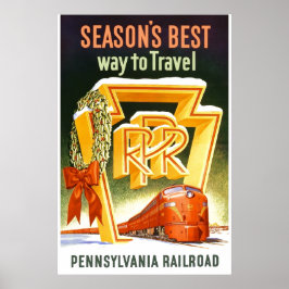 Pennsylvania Railroad, Season bästa sättet att res Poster