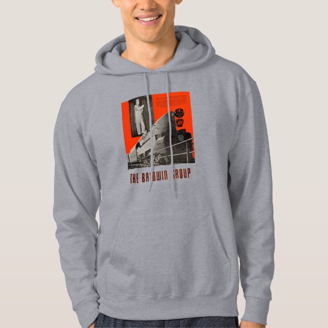Pennsylvania Railroad T1 Locomotive 6111    Hoodie (Framsida)