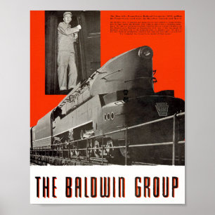Pennsylvania Railroad T1 Locomotive 6111 Poster
