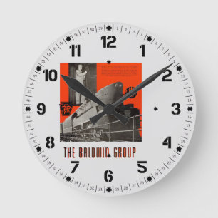 Pennsylvania Railroad T1 Locomotive 6111 Rund Klocka