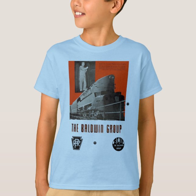 Pennsylvania Railroad T1 Locomotive 6111     T Shirt (Framsida)