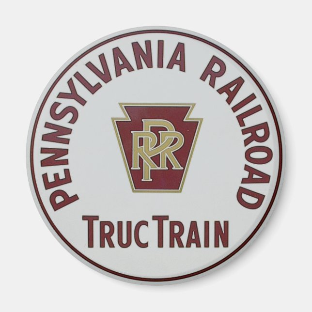 Pennsylvania Railroad Truc Train Service Magnet (Framsidan)