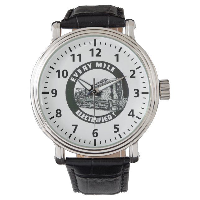 Pennsylvania Railroad varje mil elektrifierad Armbandsur (Framsida)