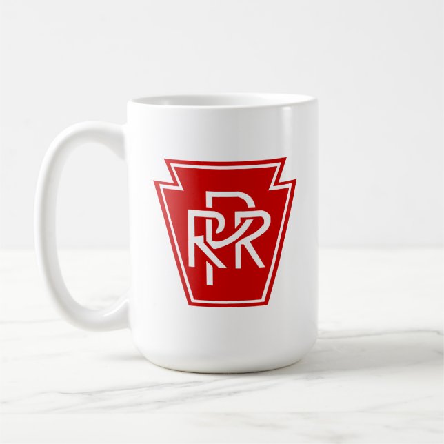 Pennsylvania Railroad - Väster Chester Railroad Mu Kaffemugg (Vänster)