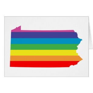 Pennsylvania rainbow rand OBS kort