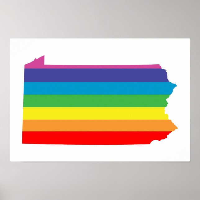 Pennsylvania rainbow rand poster (Framsidan)