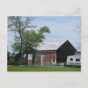 Pennsylvania Red Barn Vykort