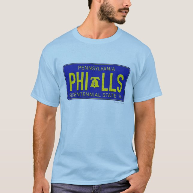 Pennsylvania registreringsskyltskjorta 1976 tee (Framsida)