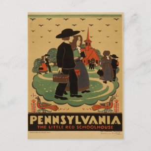 Pennsylvania Resepostkort Vykort