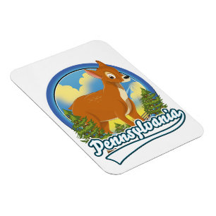 Pennsylvania Reslogotyp Magnet