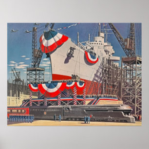 Pennsylvania RR 1940-talet Poster
