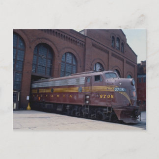 Pennsylvania RR, EMD E-8 som återställdes vid läsn Vykort