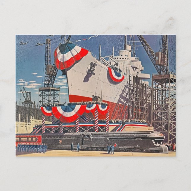 Pennsylvania RR-vykort 1940 Vykort (Framsida)