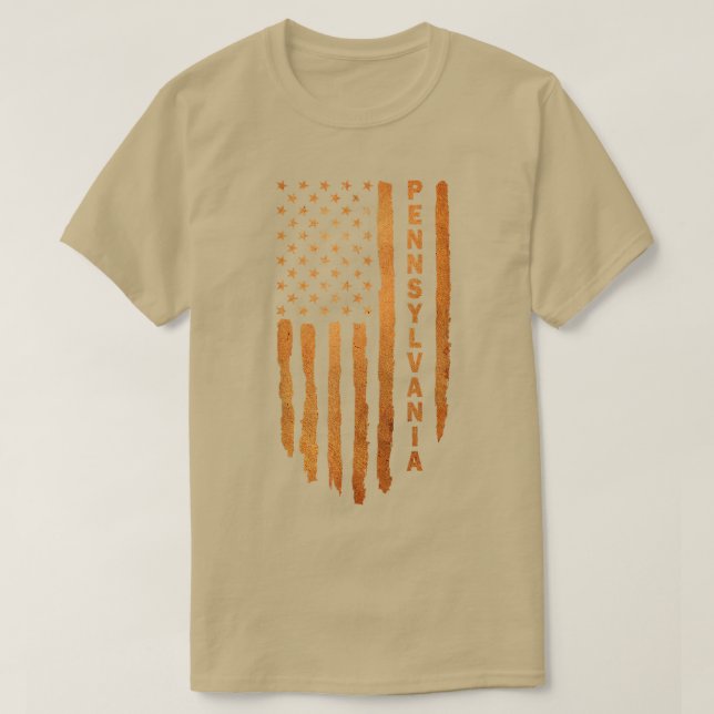 Pennsylvania Rustic Höger till Bear Arm Second Ame T Shirt (Design framsida)