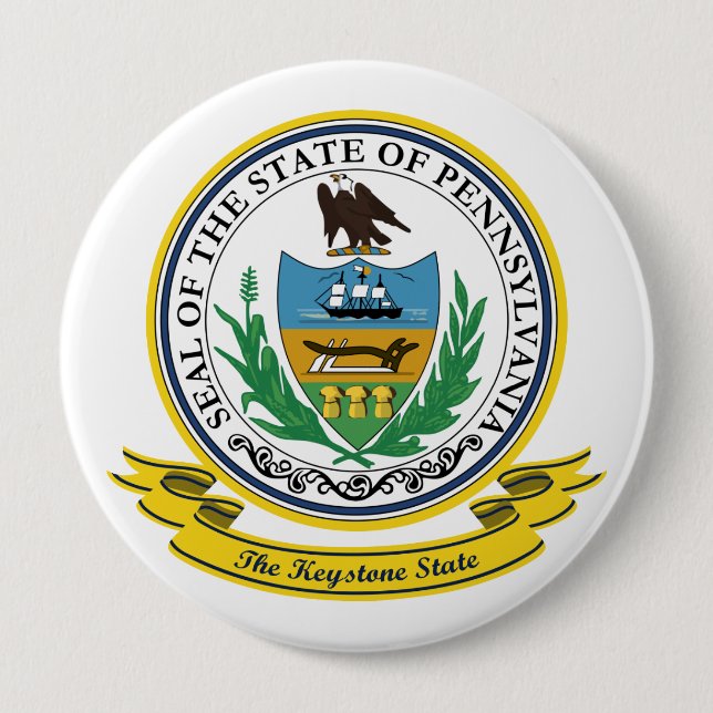 Pennsylvania Seal Knapp (Framsida)