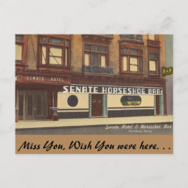 Pennsylvania, Senate Horseshoe Pub, Harrisburg Vykort