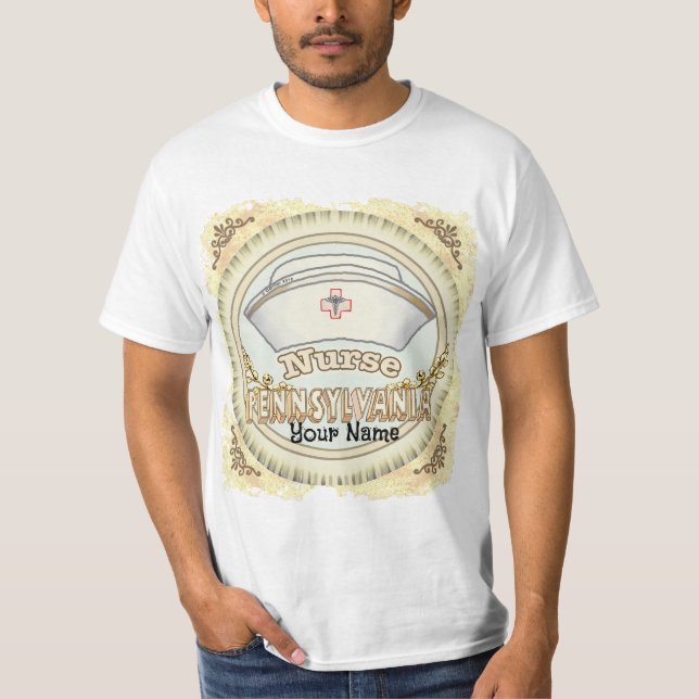 Pennsylvania Sjuksköterska T Shirt (Framsida)