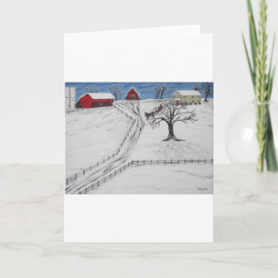 Pennsylvania Sleigh Ride Helgkort