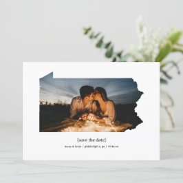 Pennsylvania Spara datumfotokortet Datumet