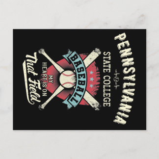 Pennsylvania State College Baseball Vykort