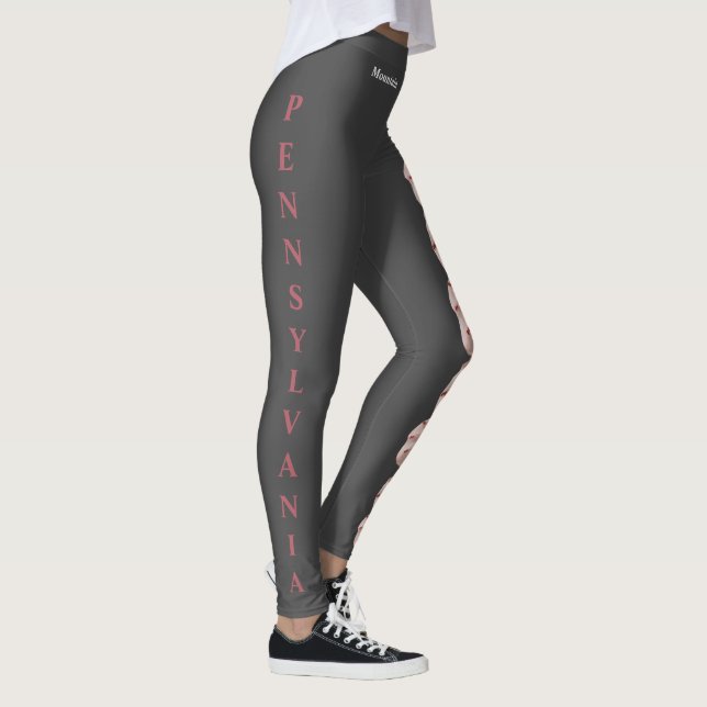 Pennsylvania State Flower Mountain Laurel Leggings (Höger)