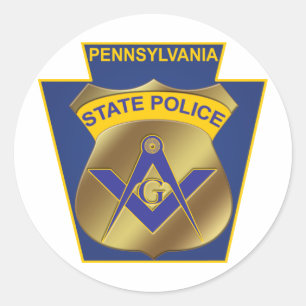 Pennsylvania State Polis Runt Klistermärke
