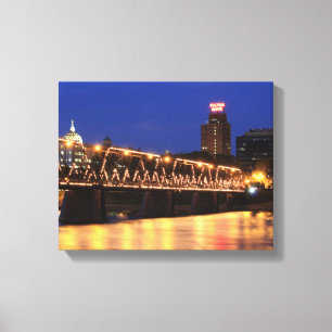 Pennsylvania State Walnut Street Bridge Canvastryck