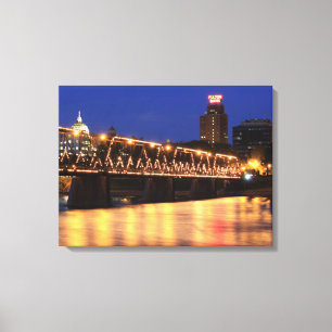 Pennsylvania State Walnut Street Bridge Canvastryck