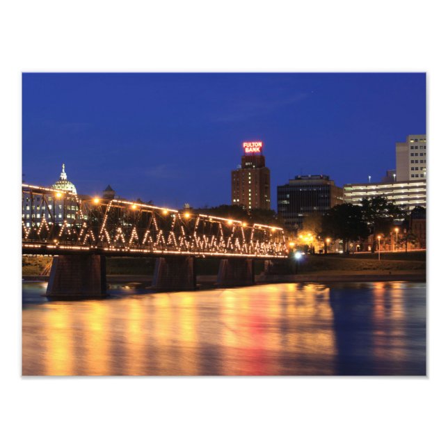 Pennsylvania State Walnut Street Bridge Fototryck (Framsidan)