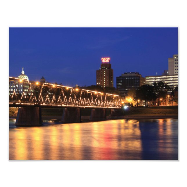 Pennsylvania State Walnut Street Bridge Fototryck (Framsidan)