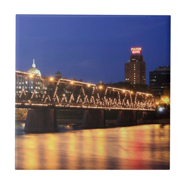 Pennsylvania State Walnut Street Bridge Kakelplatta (Framsidan)