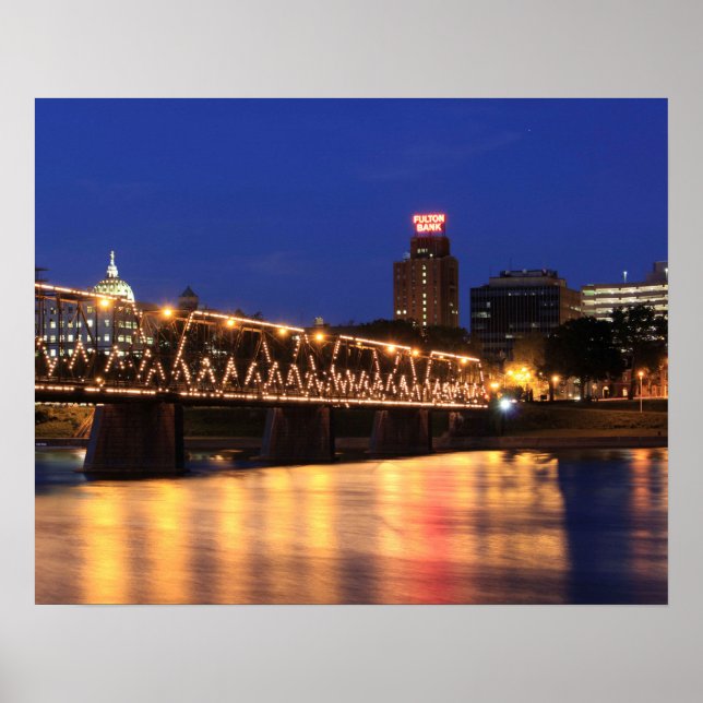 Pennsylvania State Walnut Street Bridge Poster (Framsidan)