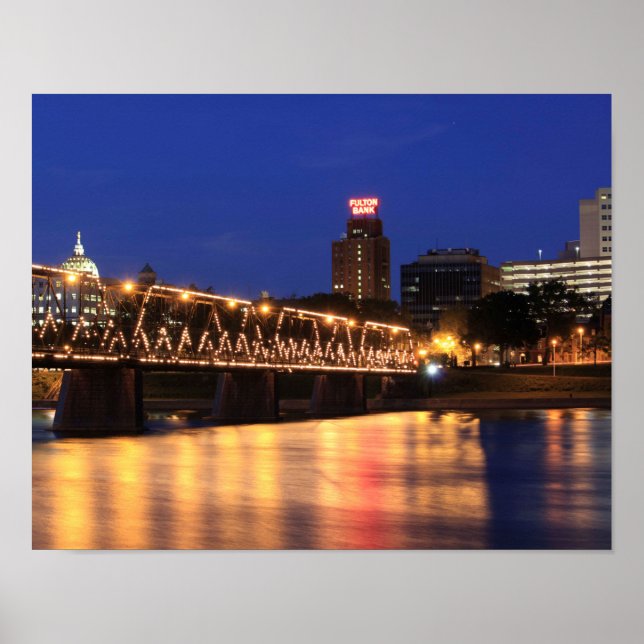 Pennsylvania State Walnut Street Bridge Poster (Framsidan)