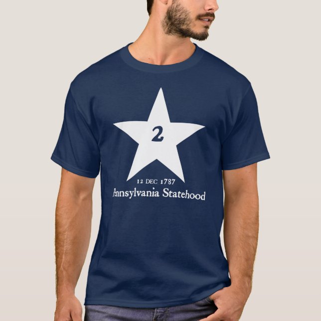 Pennsylvania Statehood Tee Shirt (Framsida)