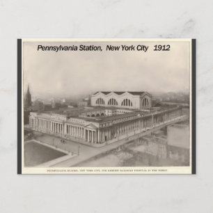 Pennsylvania Station New York 1912 Vykort