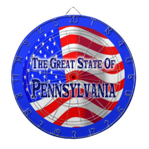 Pennsylvania statlig Dartboard Piltavla