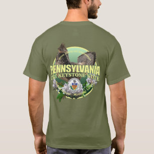 Pennsylvania statlig fågel & blomma t shirt