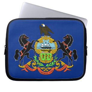 Pennsylvania Statlig flagga Laptop sleeve