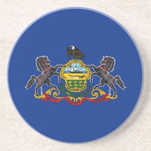 Pennsylvania Statlig flagga Underlägg