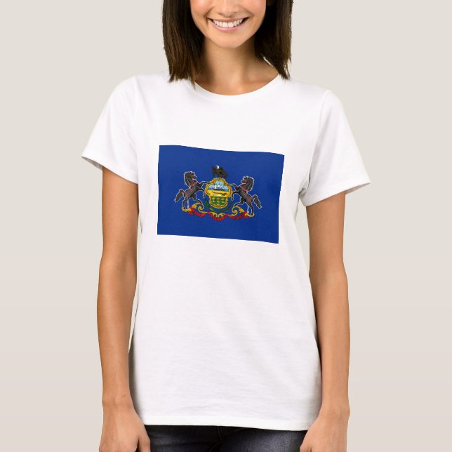Pennsylvania statsflagga t shirt (Framsida)