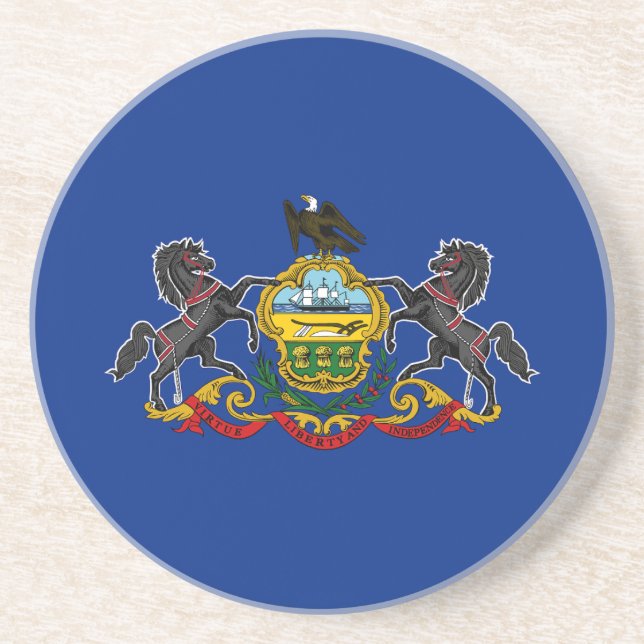 Pennsylvania statsflagga underlägg (Framsidan)