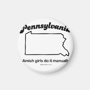 PENNSYLVANIA - T-tröja "PENNSYLVANIA för STATLIG Magnet